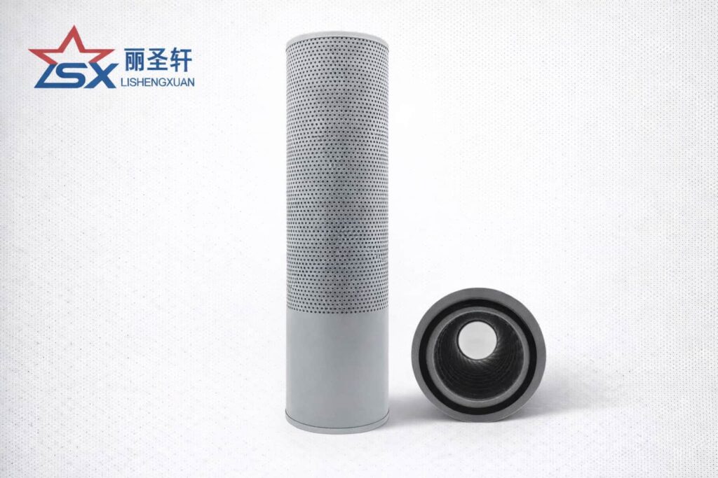 60200365 SH60793 P584773 hydraulic oil filter element upright view with inner opening