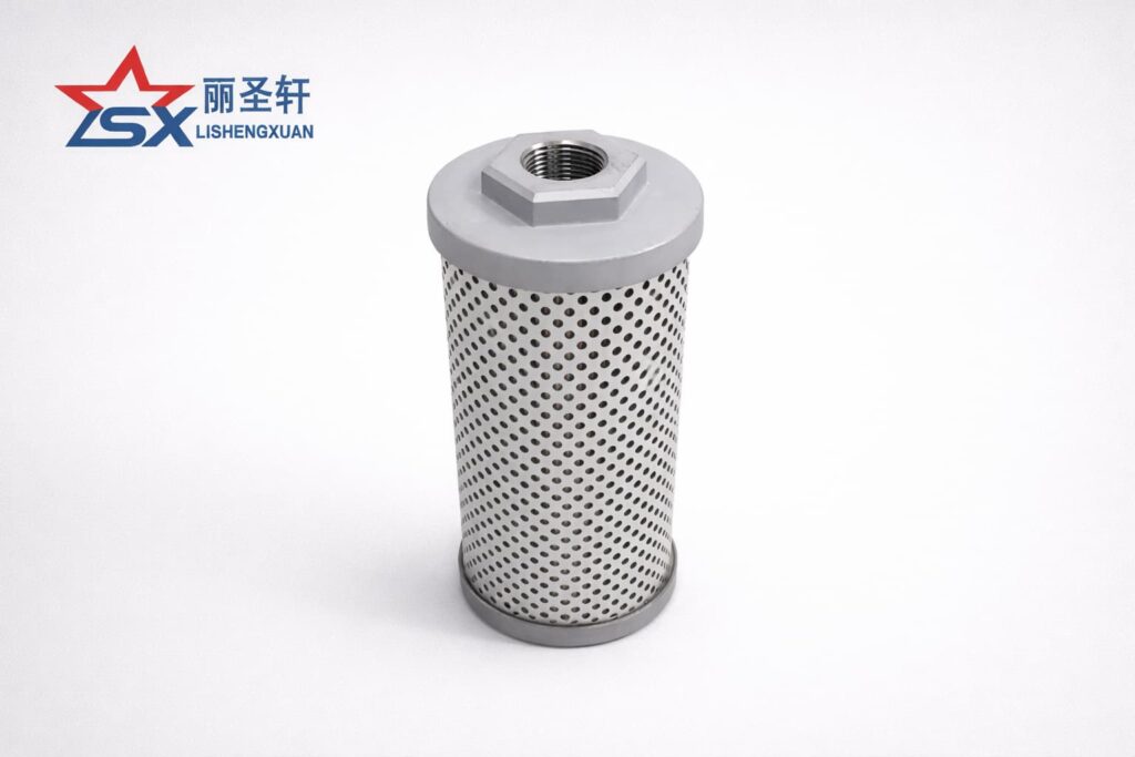 Hydraulic Return Filter Element Replacement A235011 with flat top cap for construction equipment and industrial hydr