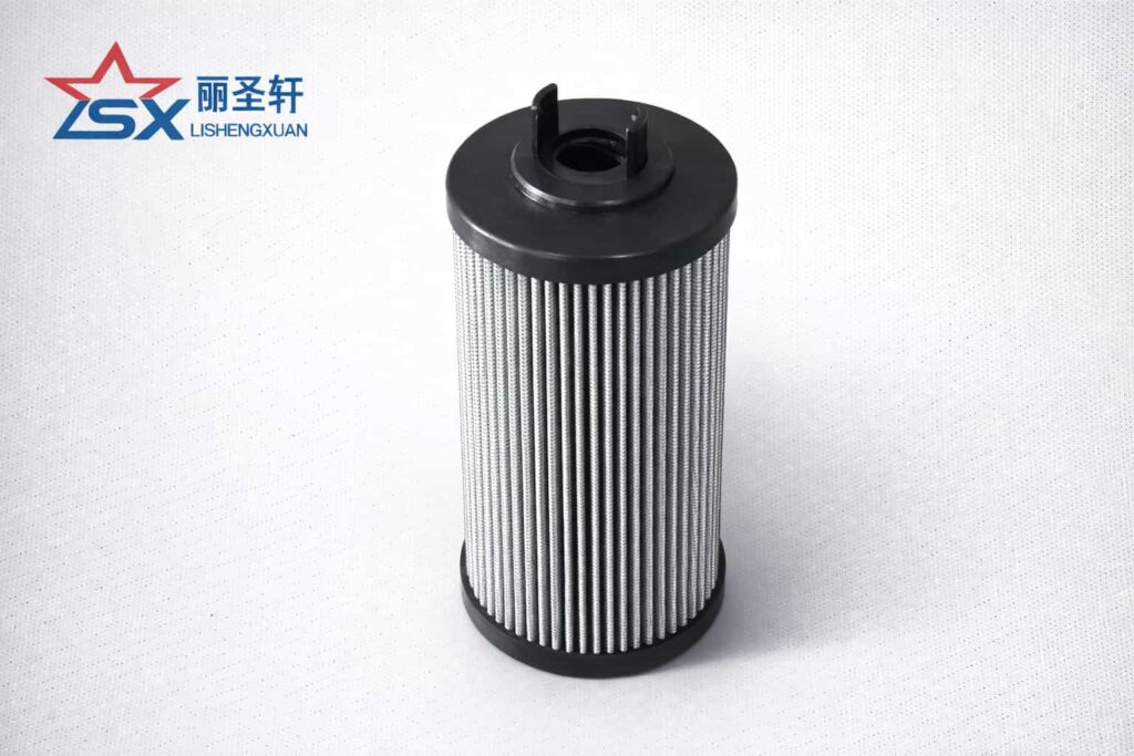 KH630126 045175 47484442 hydraulic oil filter element upright product image with LSX logo