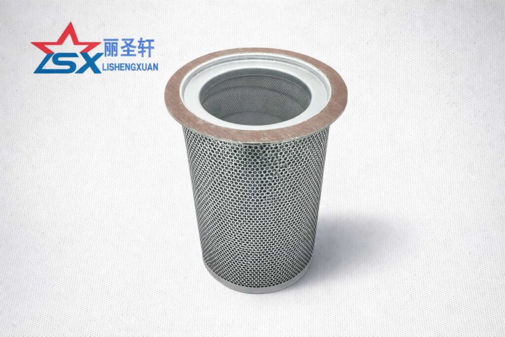 Air compressor oil separator element upright catalog image