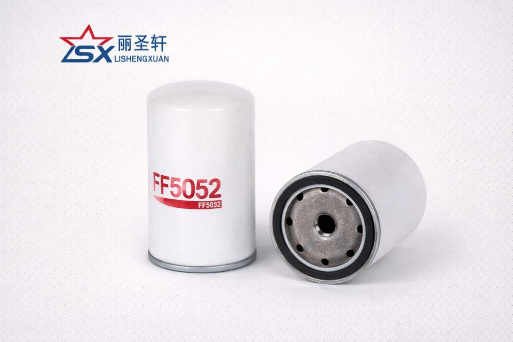 FF5052 diesel fuel filter spin-on type for heavy equipment and truck engines