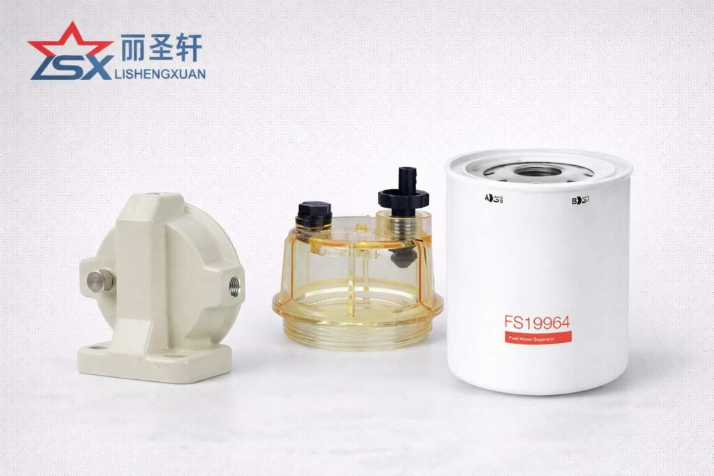 FS19964 fuel water separator kit with housing bowl and mounting head