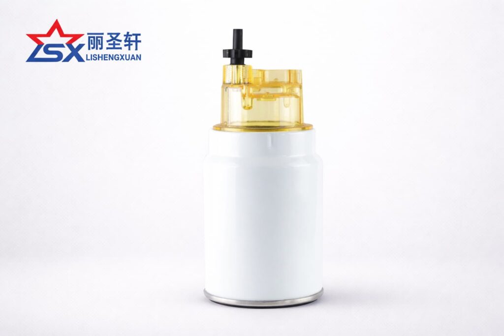 Front view fuel water separator filter catalog image