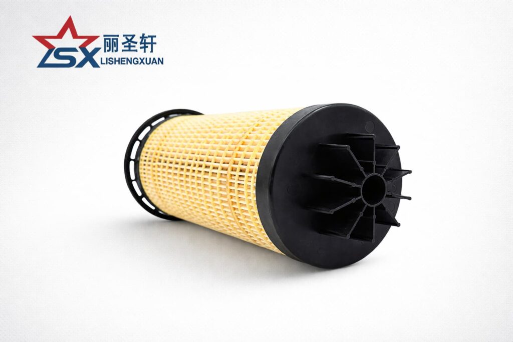 Industrial Fuel Filter Cartridge with Reinforced Plastic Frame for Heavy Equipment