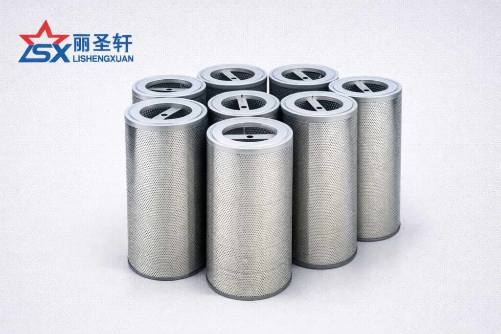 Industrial replacement air filter elements catalog image