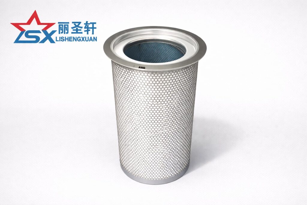 LSX horizontal perforated metal air filter catalog image