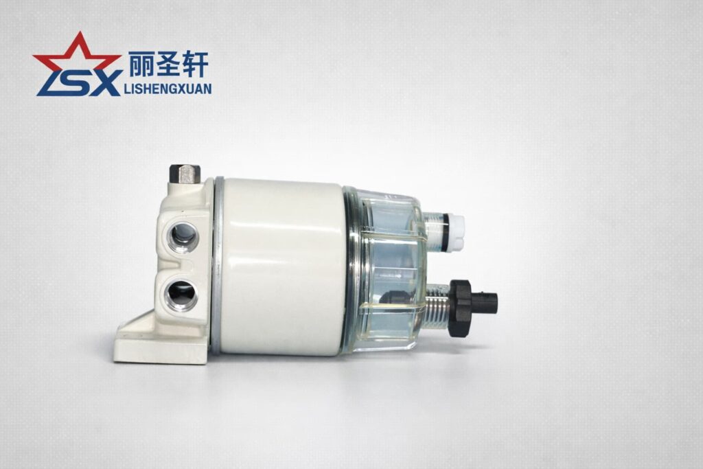 R12T fuel water separator filter side view catalog image