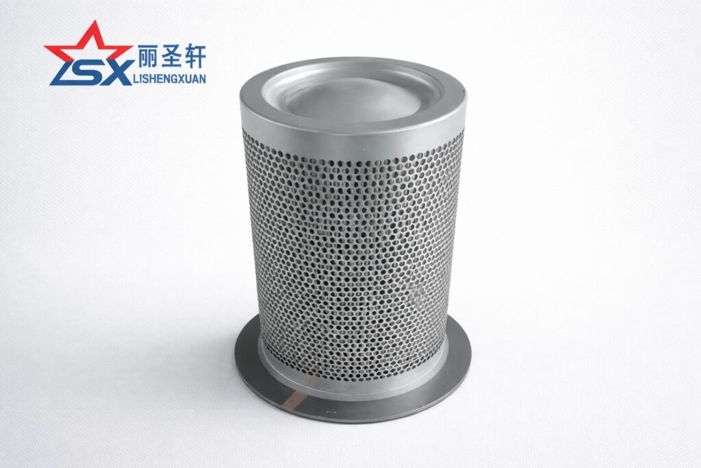 Side View Air Oil Separator Filter Element with Metal Outer Shell