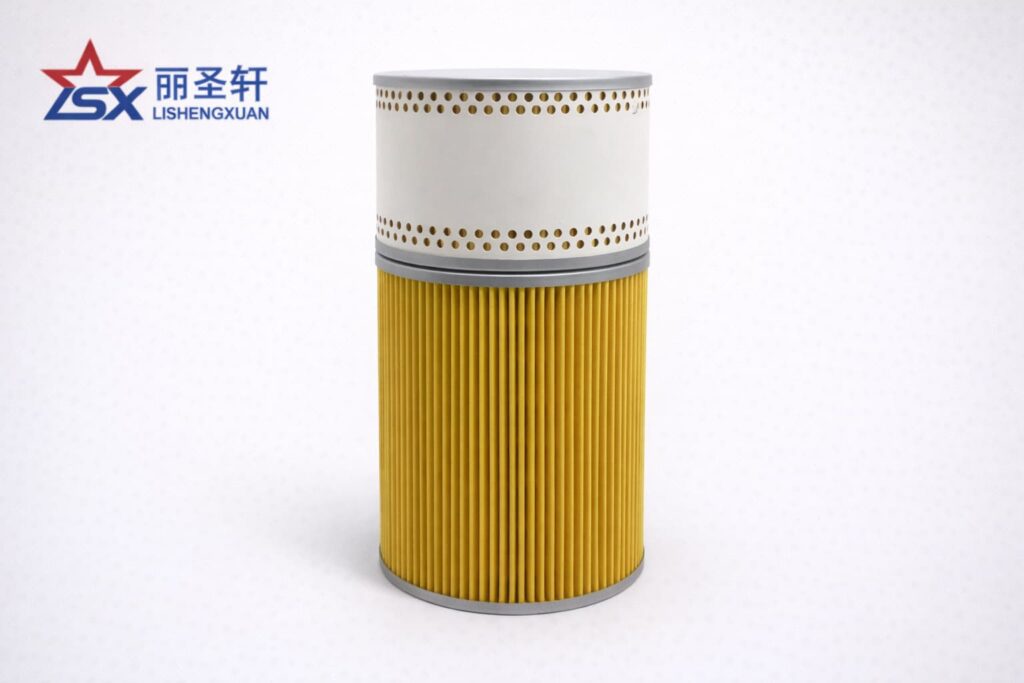 Twin cartridge oil filter elements with sealing rings for aftermarket engine oil filter replacement