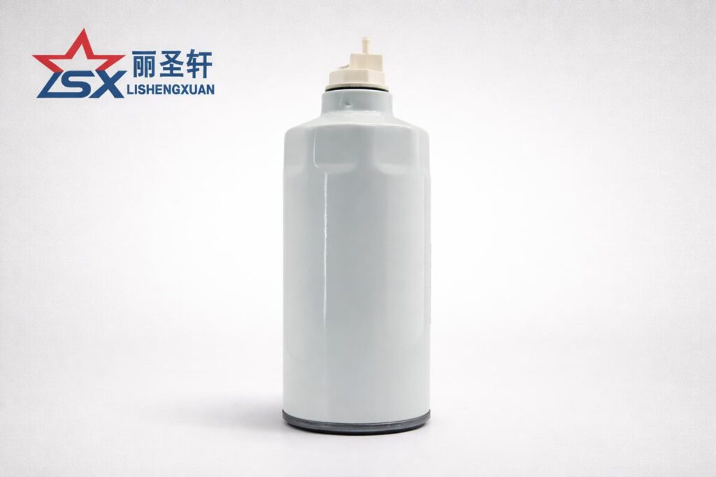 White fuel filter upright catalog image