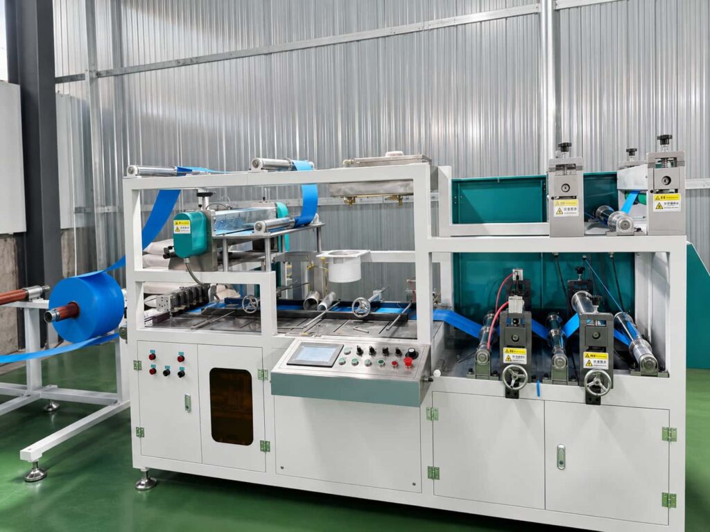 Processing of core filter elements for different industrial and replacement filter applications.