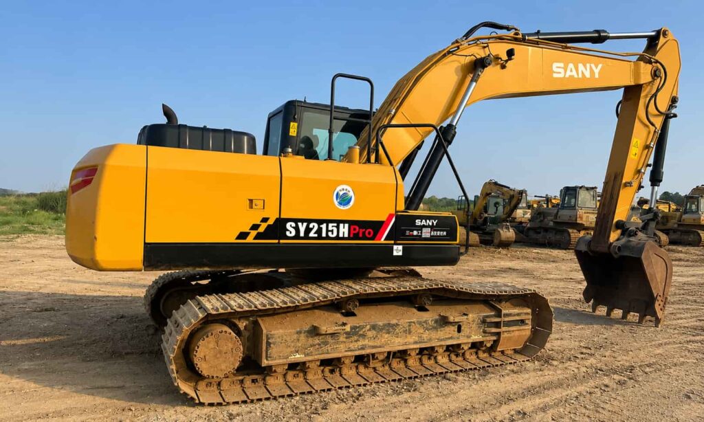 SANY SY215H Pro excavator for filter sample matching based on equipment model